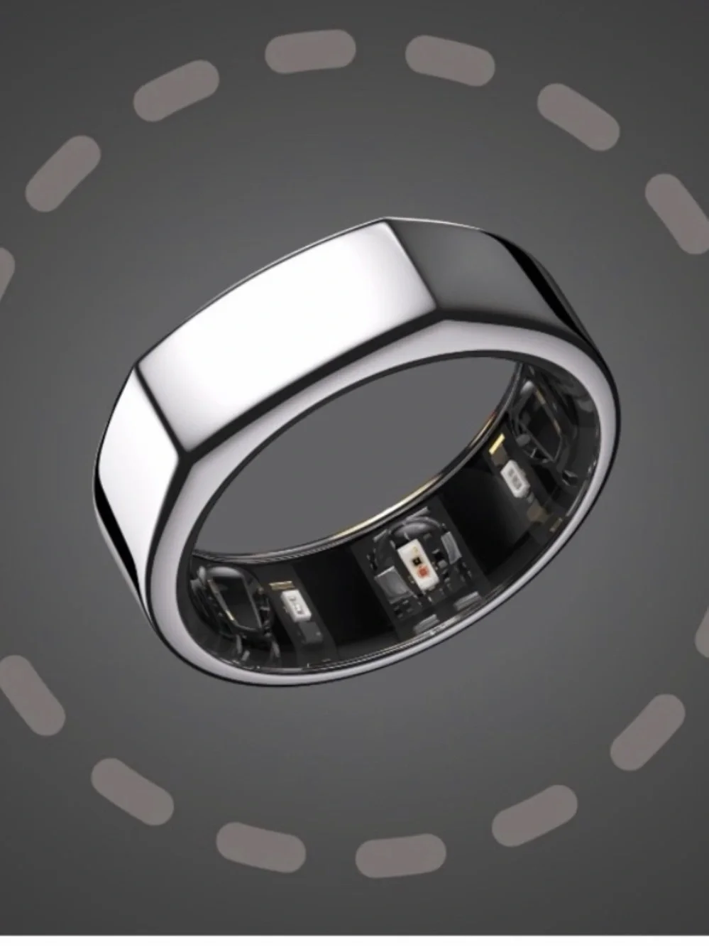 Silver Oura Ring - Gen 3 - size 7 - Wearable Electronics